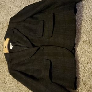 Ann Taylor Loft Single Breasted Plaid Blazer